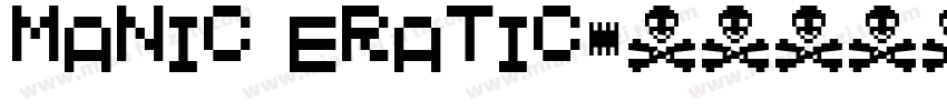 manic eratic字体转换